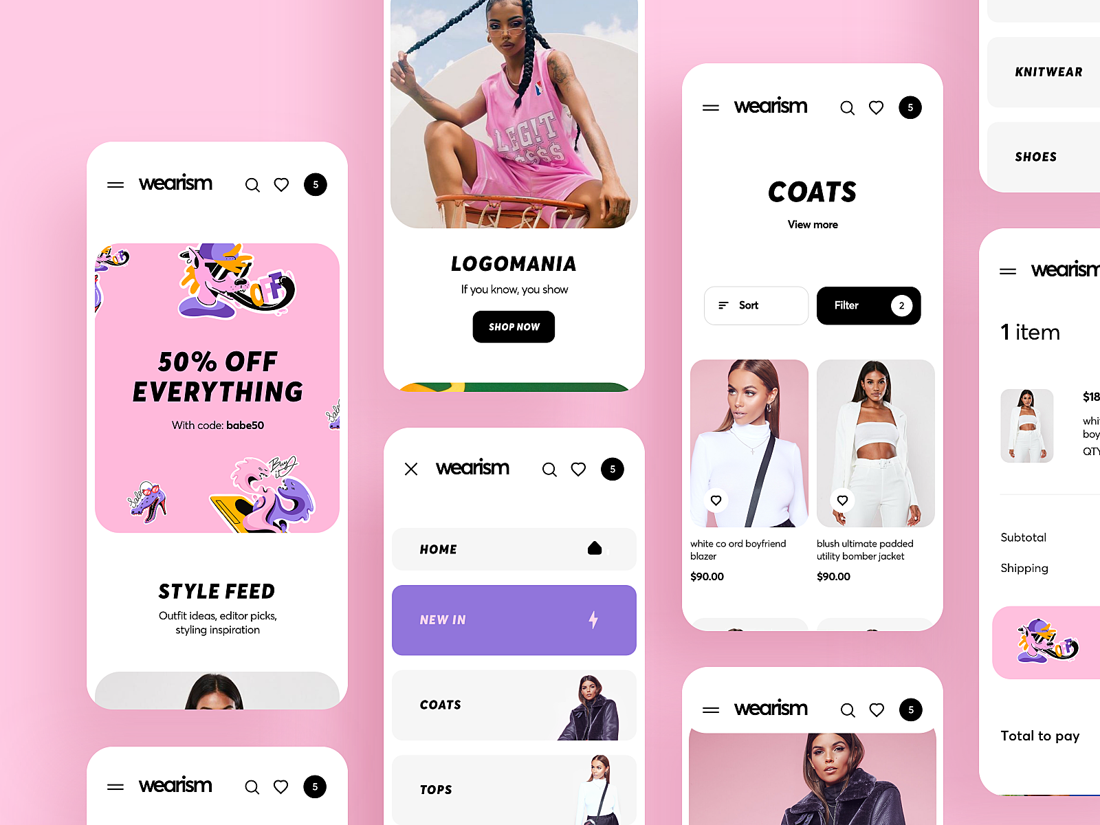 Women S Clothing UX UI Design By Zorana Vukanovic On Dribbble