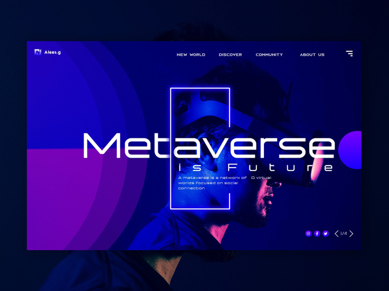 Metaverse Project Website Design By Alee Graphics On Dribbble