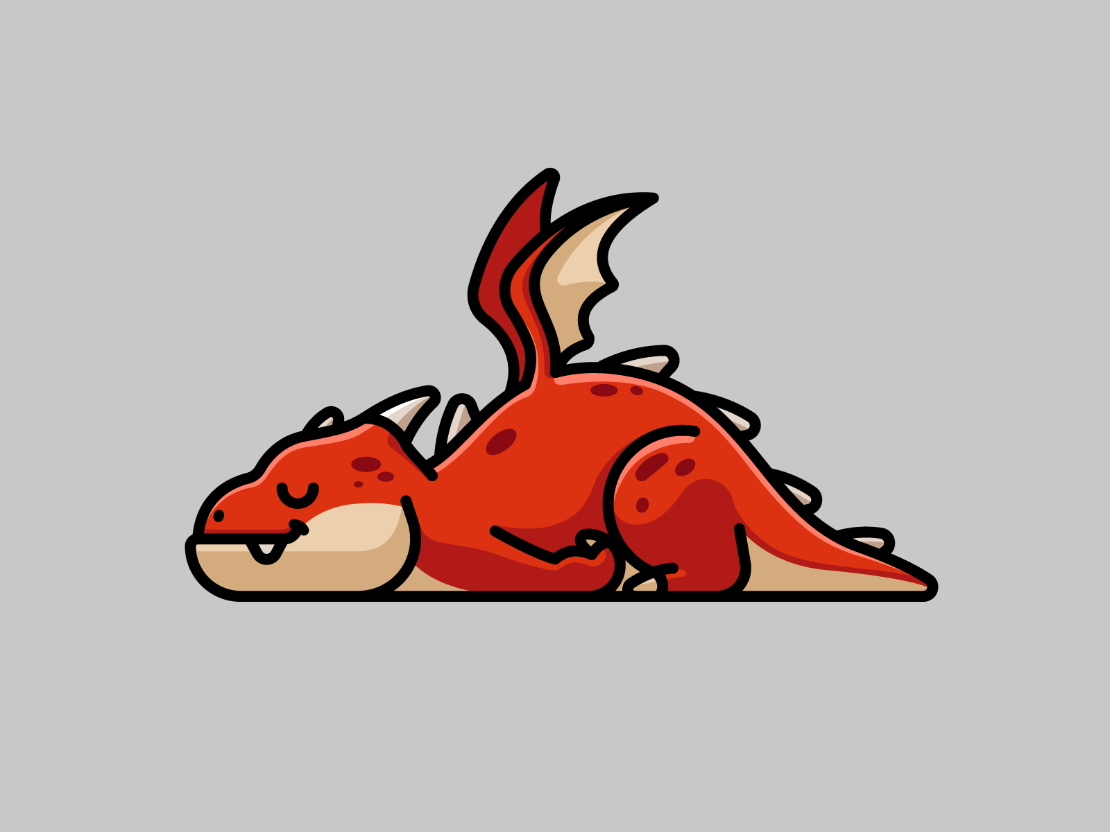 Sleeping Dragon By Alfrey Davilla Vaneltia On Dribbble