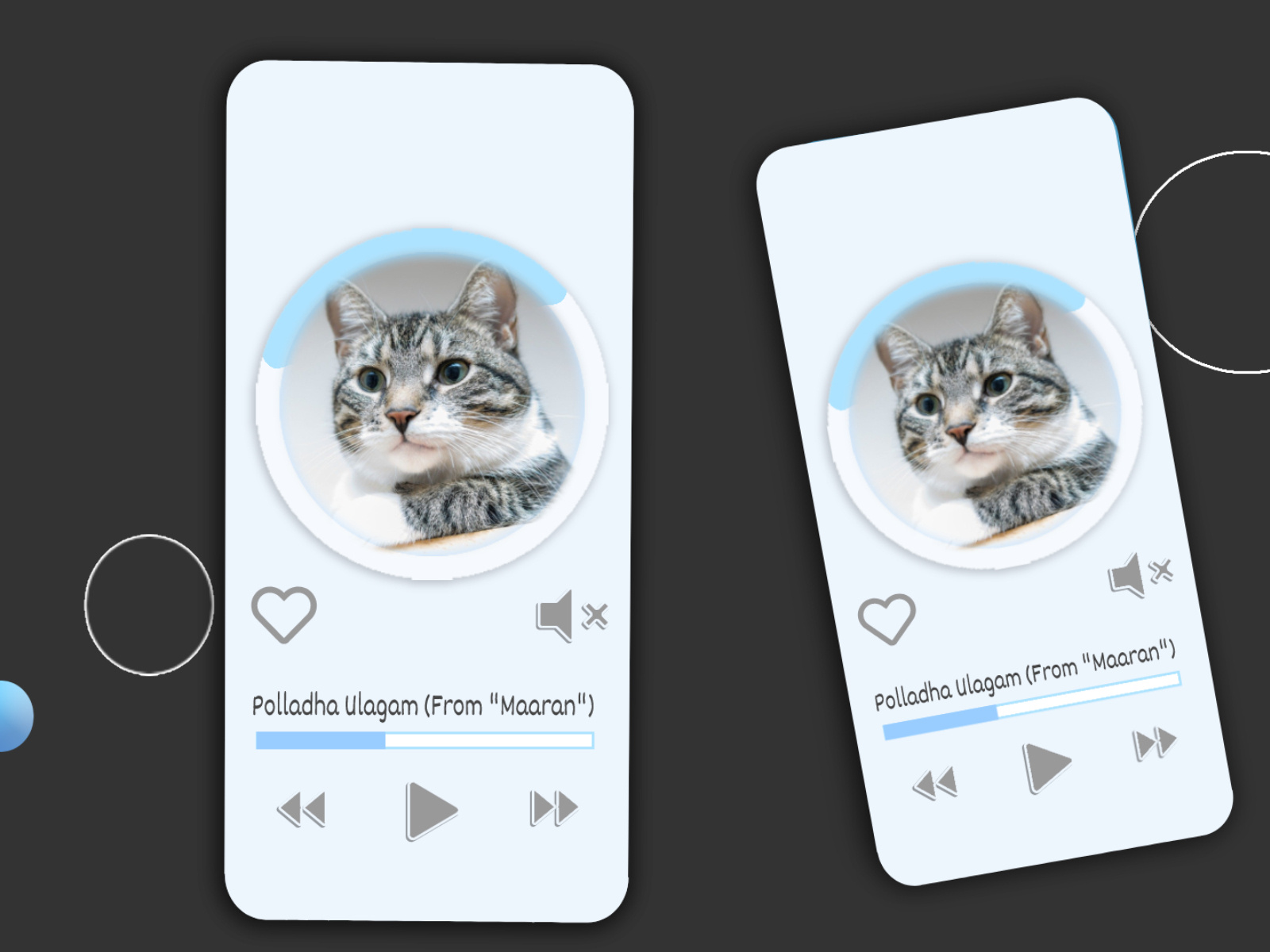 Music Player With Light Theme By Karthick K On Dribbble