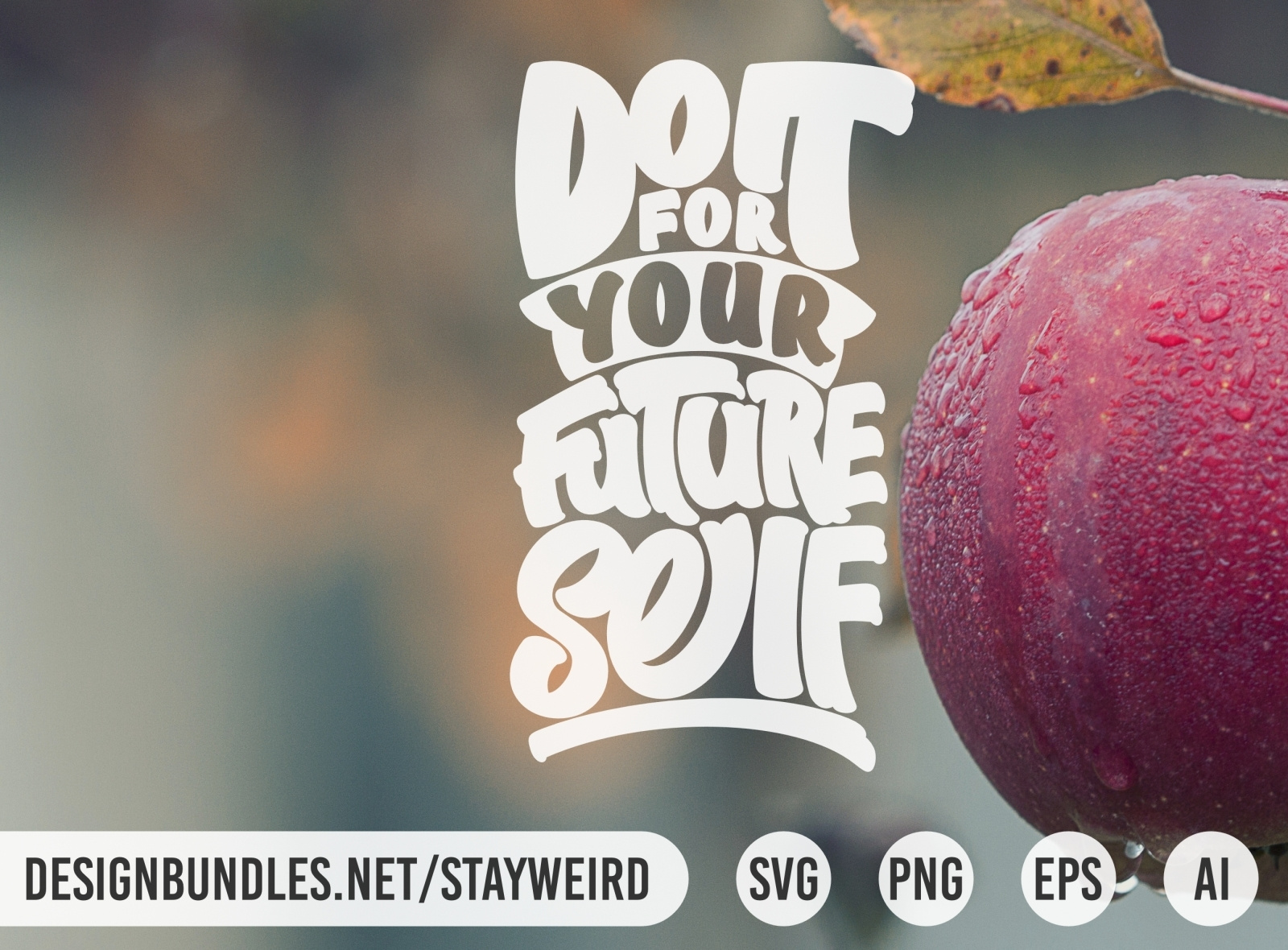 DO IT FOR YOUR FUTURE SELF MOTIVATIONAL QUOTE By StayWeird On Dribbble