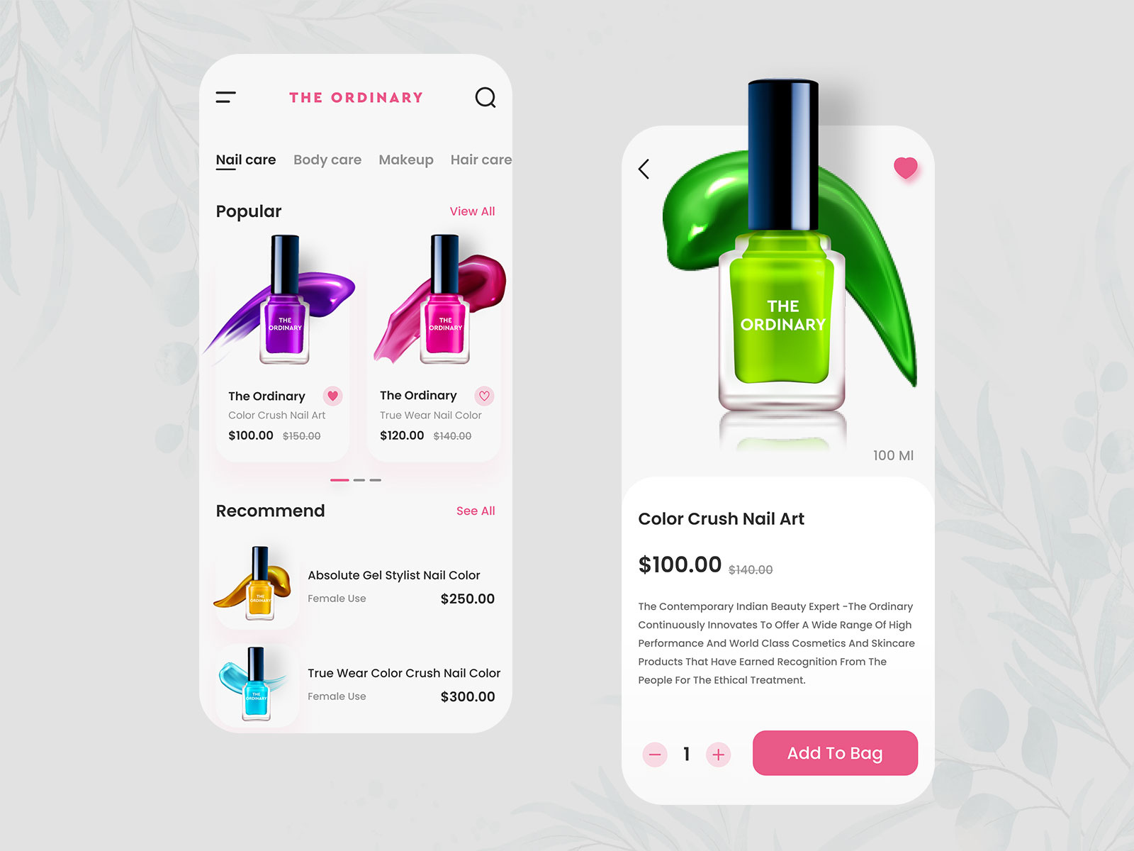 Beauty Product App Design By Auxano Global Services On Dribbble