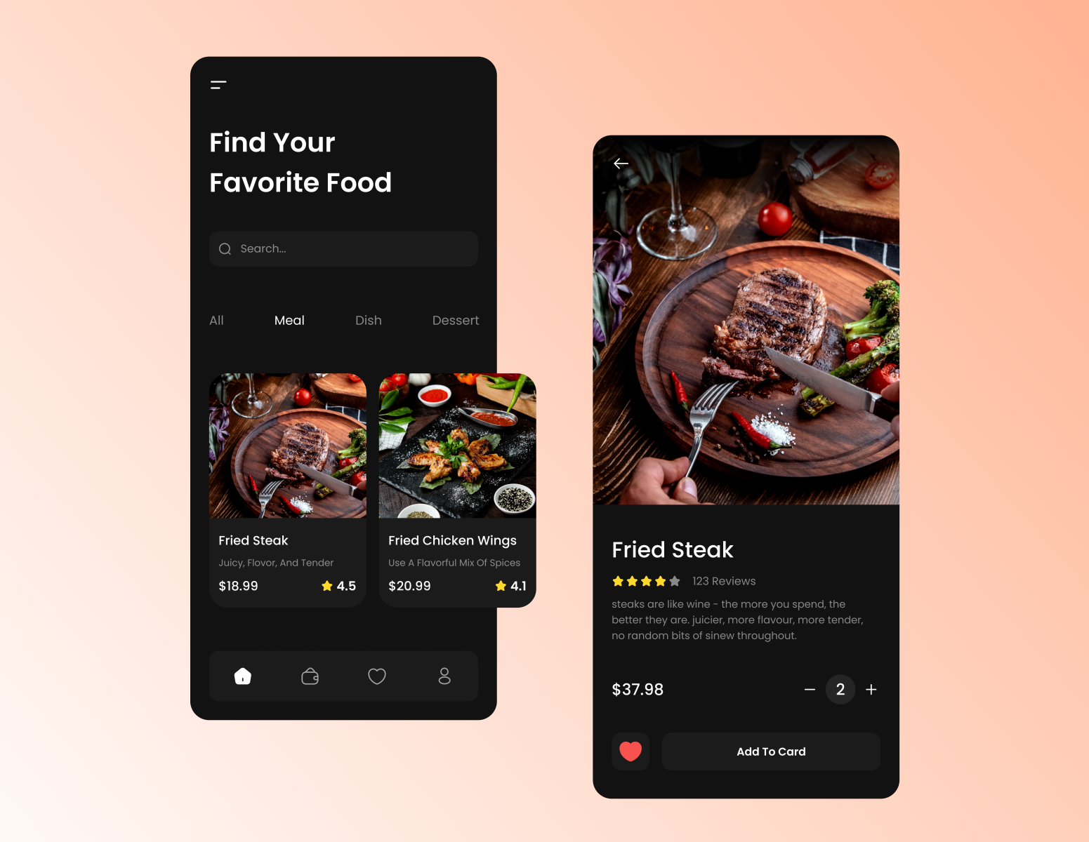 Food App UI Design By Mahdis Ansary On Dribbble