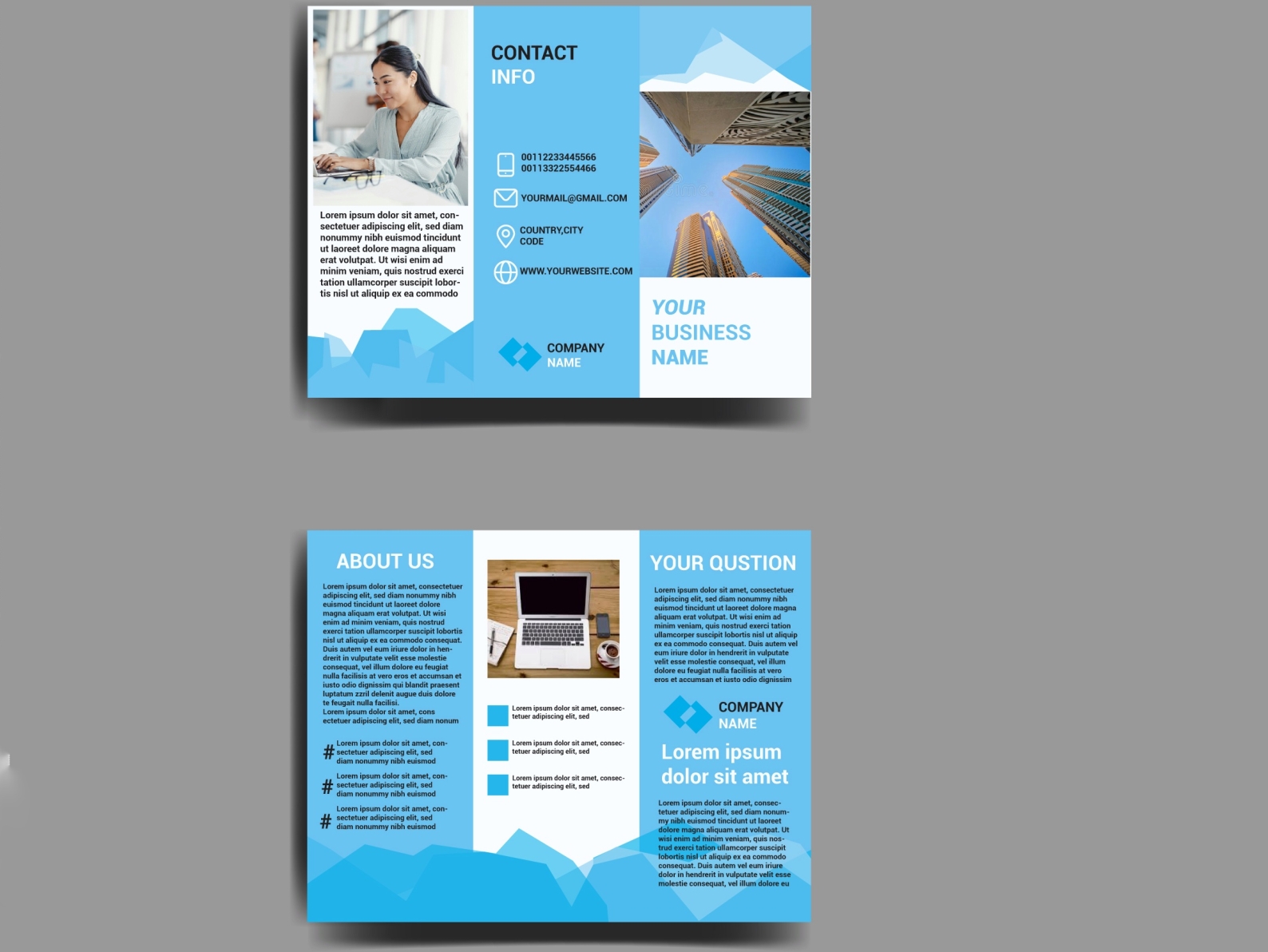 Trifold Brochure By Md Rayhan Arafat On Dribbble