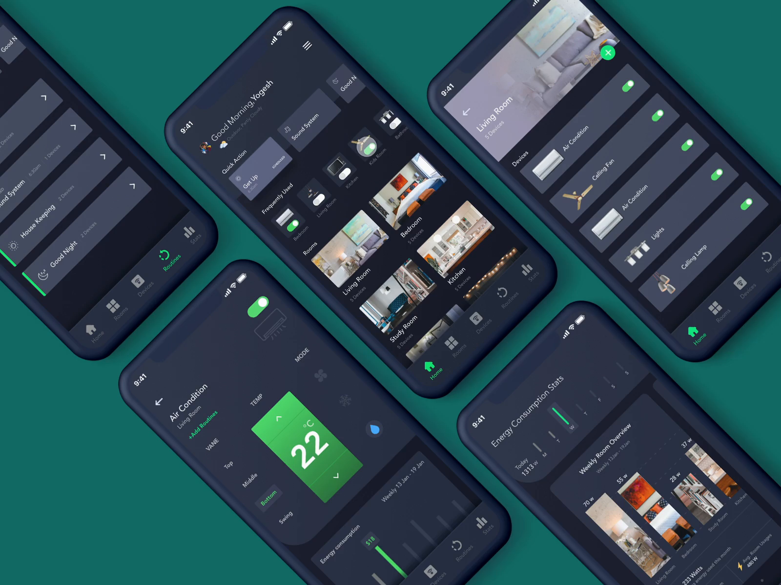 Smart Home Automation App By Yogesh Madharam On Dribbble