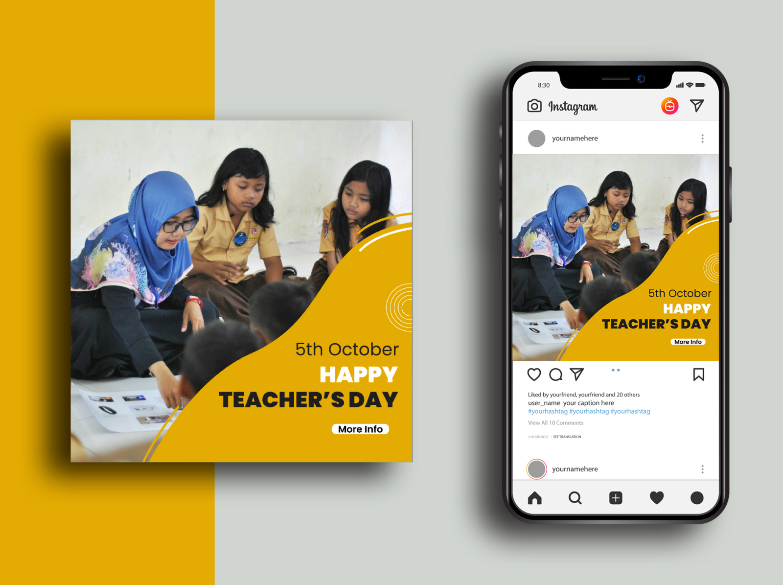 Teachers Day Social Media Post By Rasel Raj On Dribbble