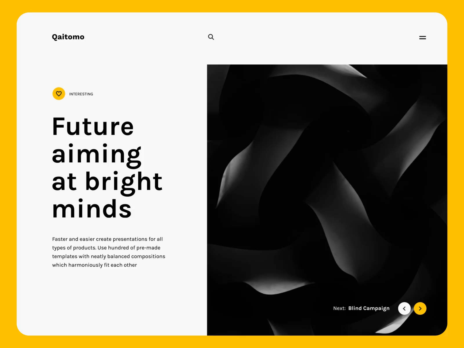 Qaitomo Landing Page