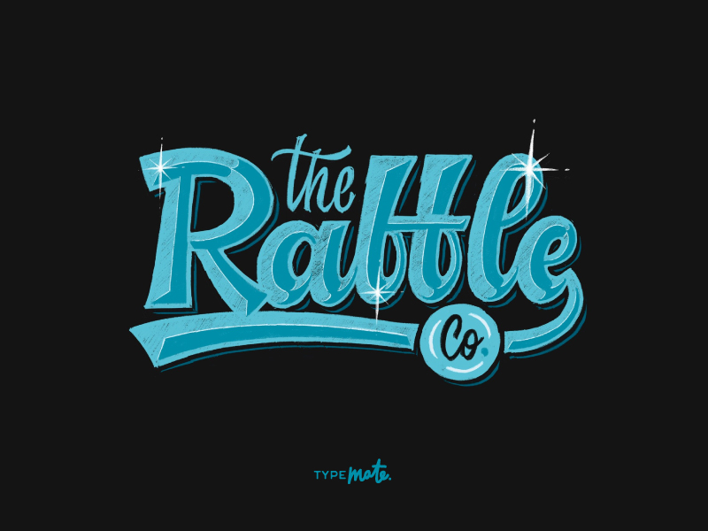 The Raffle Co Sketch 1 By Typemate On Dribbble