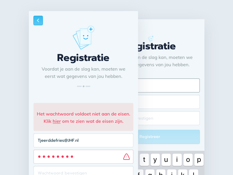 Jeugdhulp Application — Registration