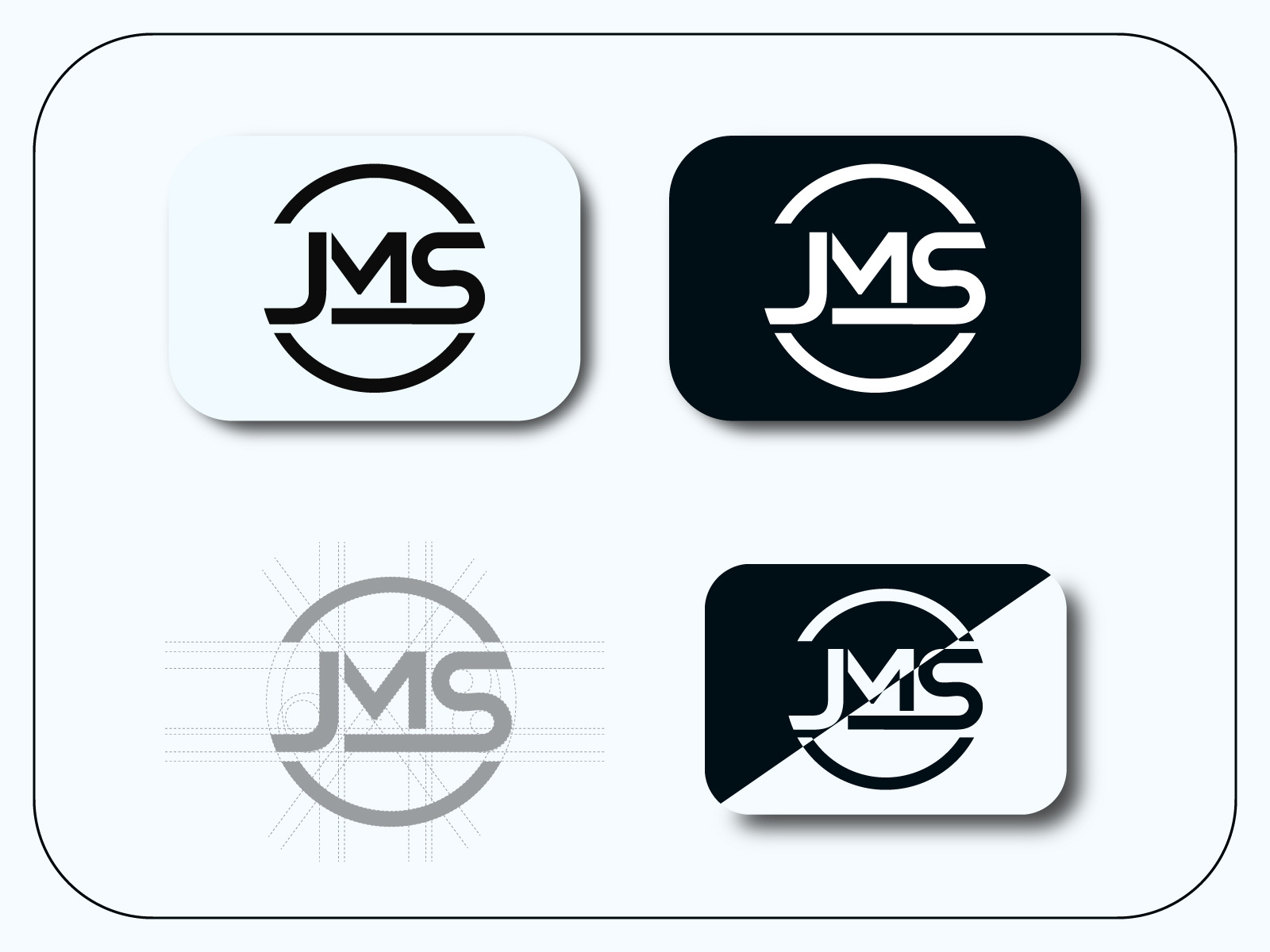 Letter Jms Modern Logo Design By Md Awjim On Dribbble