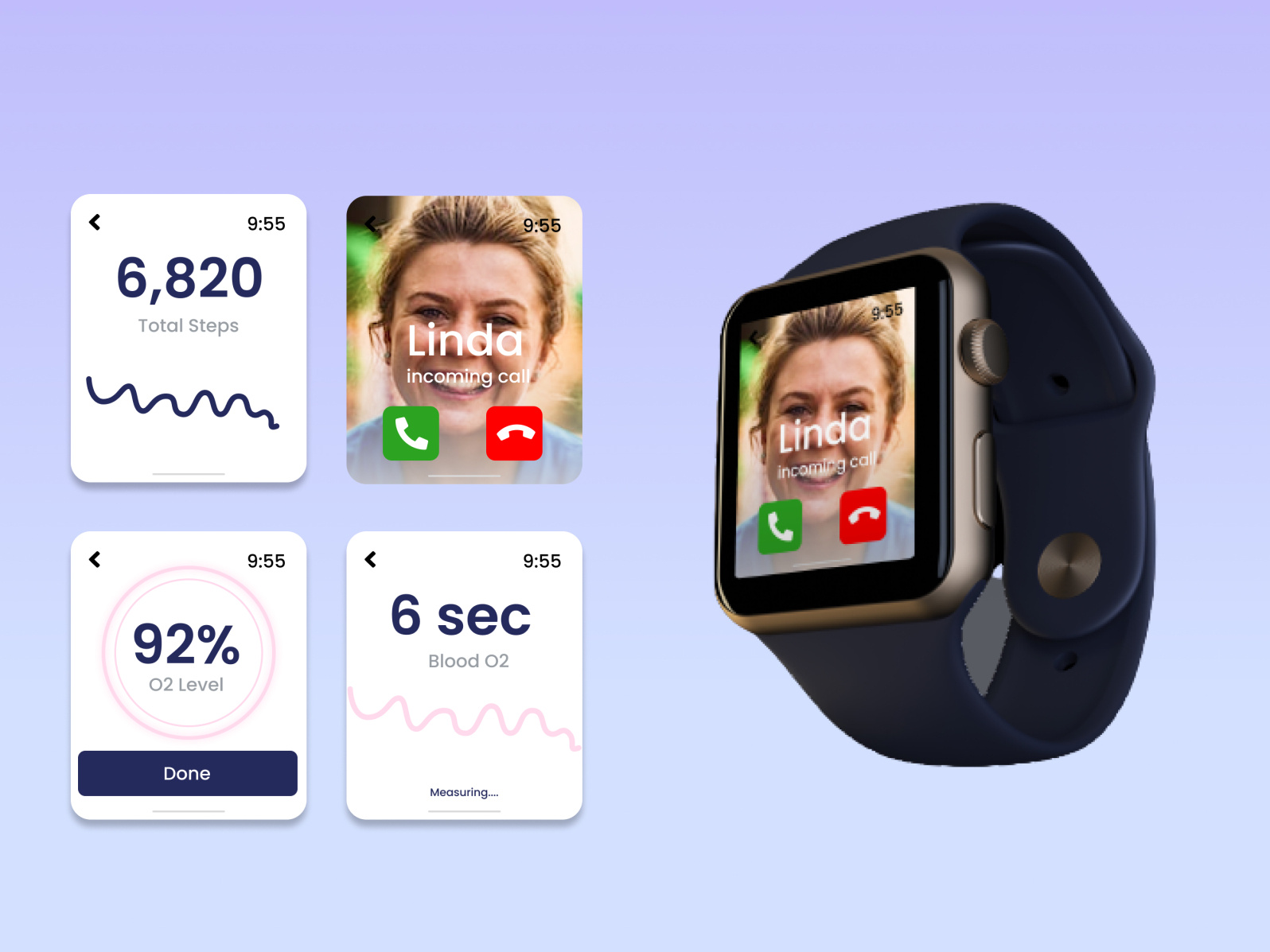 Smartwatch Ui By Vineet Tiwari On Dribbble