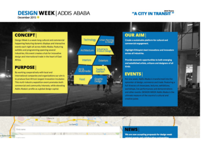 DESIGN WEEK ADDIS ABABA Website By Michael Shiferaw On Dribbble