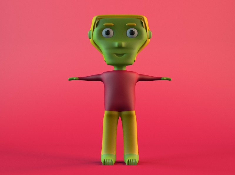 Character Model By Hashim Ph On Dribbble