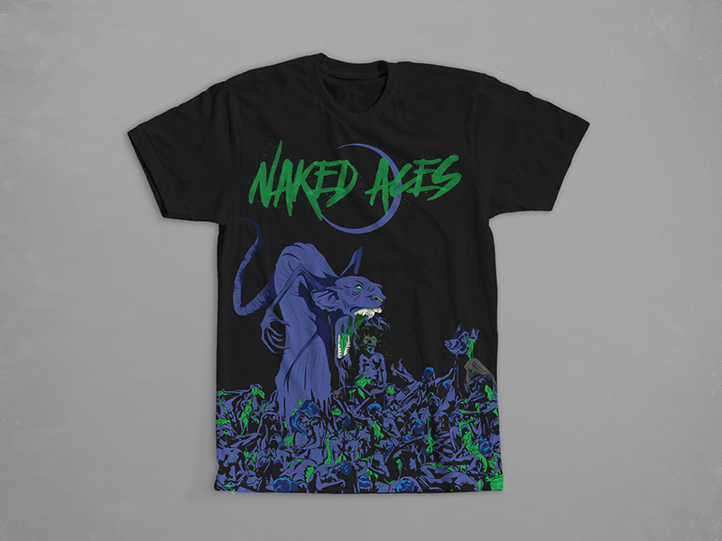 Naked Aces Metal Band Artwork By Ben K Kolas On Dribbble