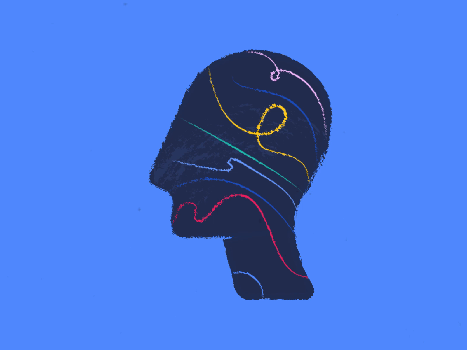 Let colors inside - Mobile App Animated Illustration