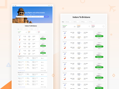 Flight Search By Surbhi Chouhan On Dribbble