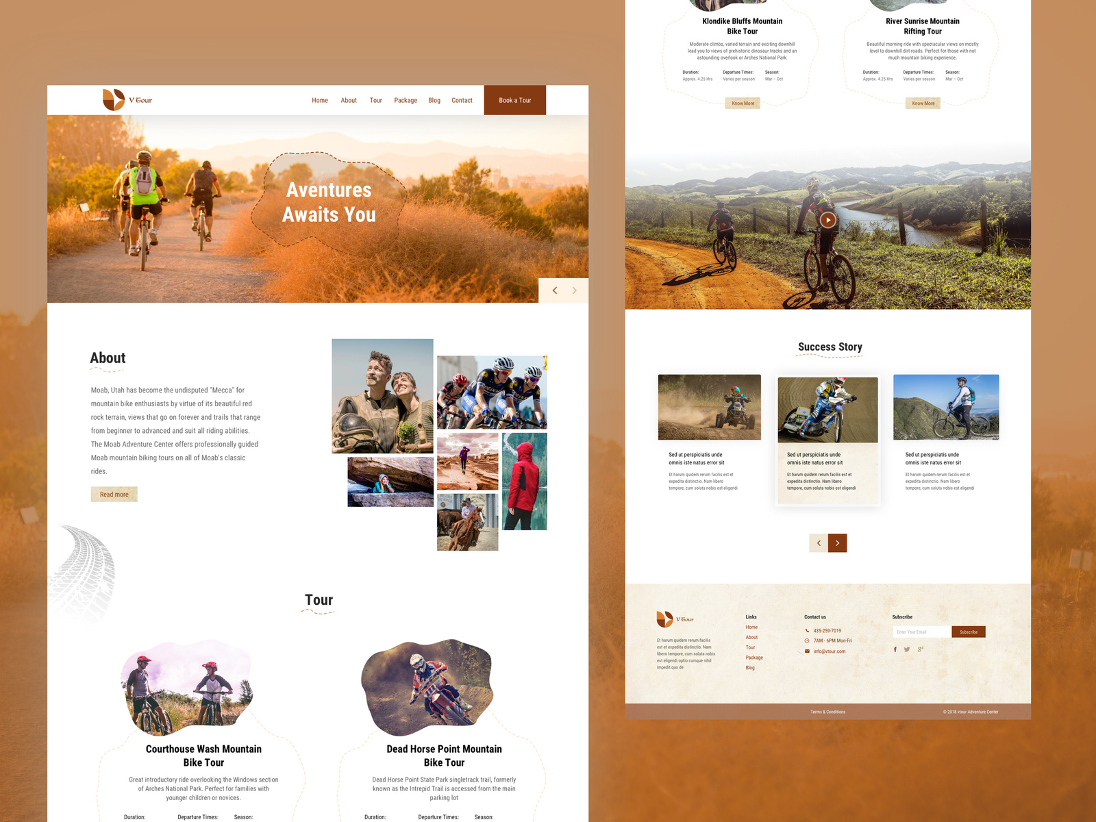 Adventure Tour Layout By Surbhi Chouhan On Dribbble