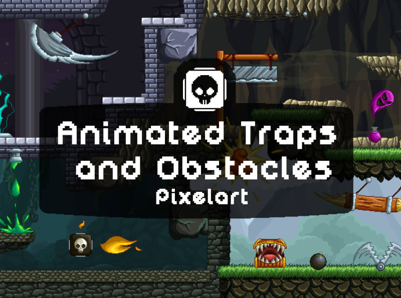 Animated Traps Pixel Art Pack By D Game Assets On Dribbble