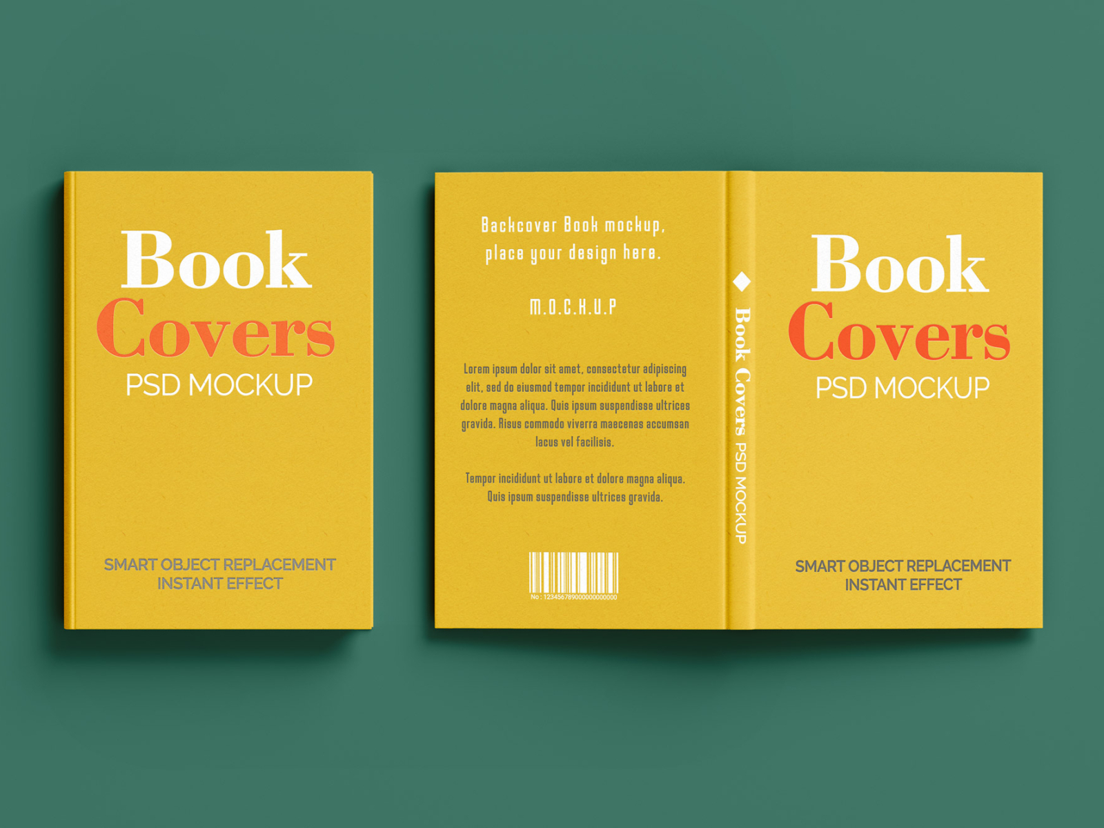 Free Front Back Book Mockup PSD By MockupTree On Dribbble