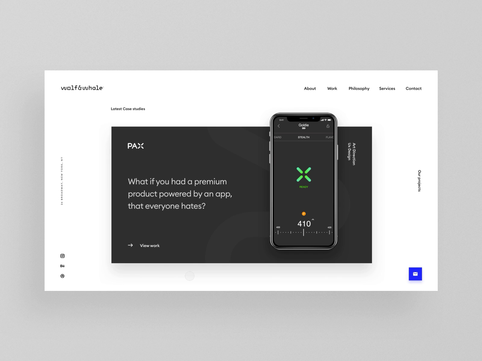 Wolf&Whale Portfolio Launch