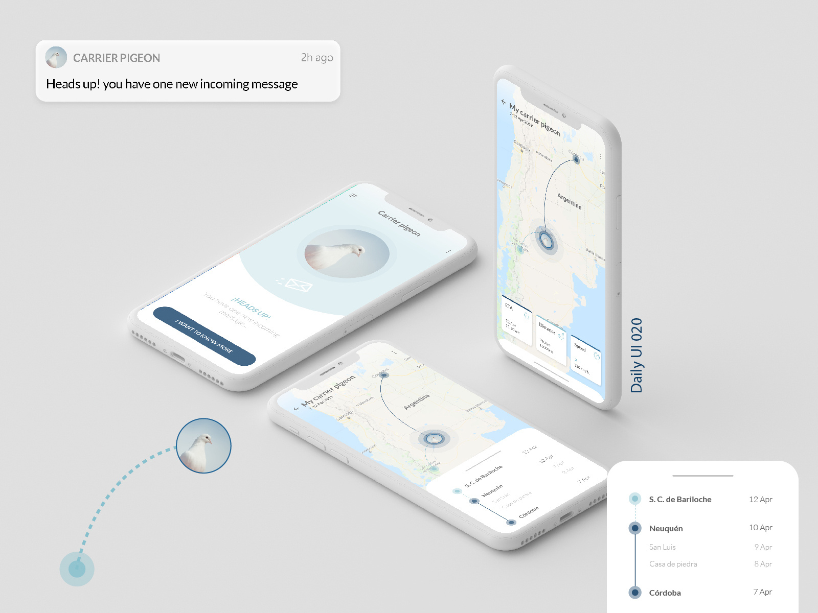 Daily UI 020 Location Tracker By Camila Spessot On Dribbble