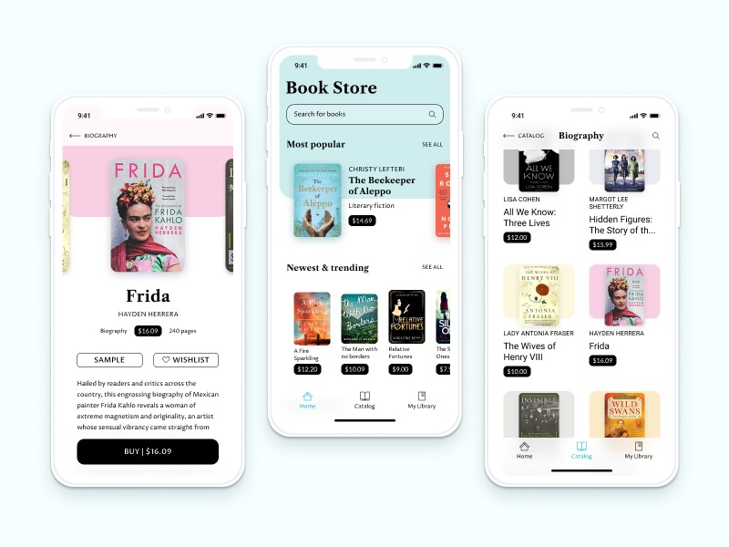 Book Store App Design Challenge By Angela G On Dribbble