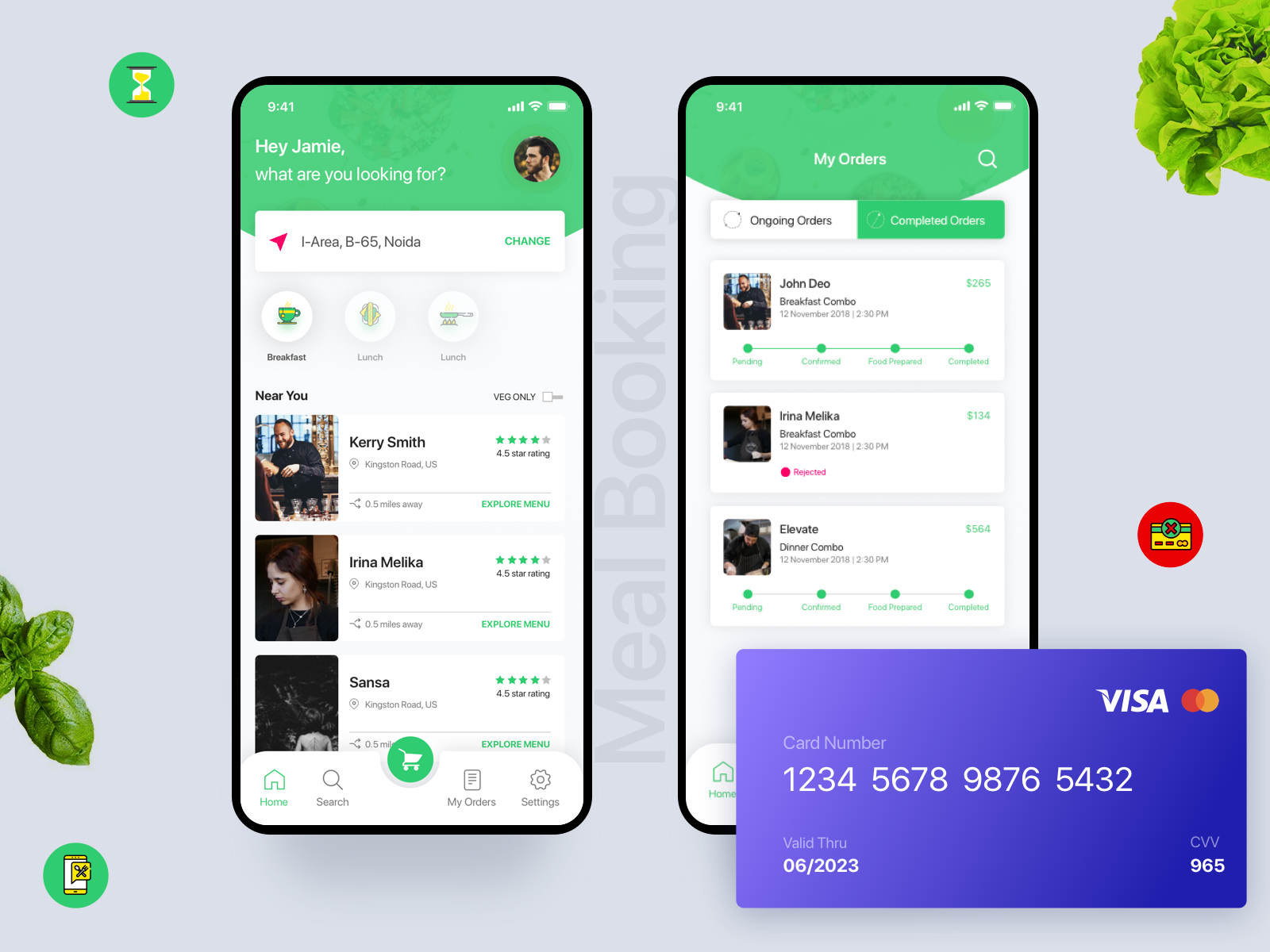 Meal Booking App
