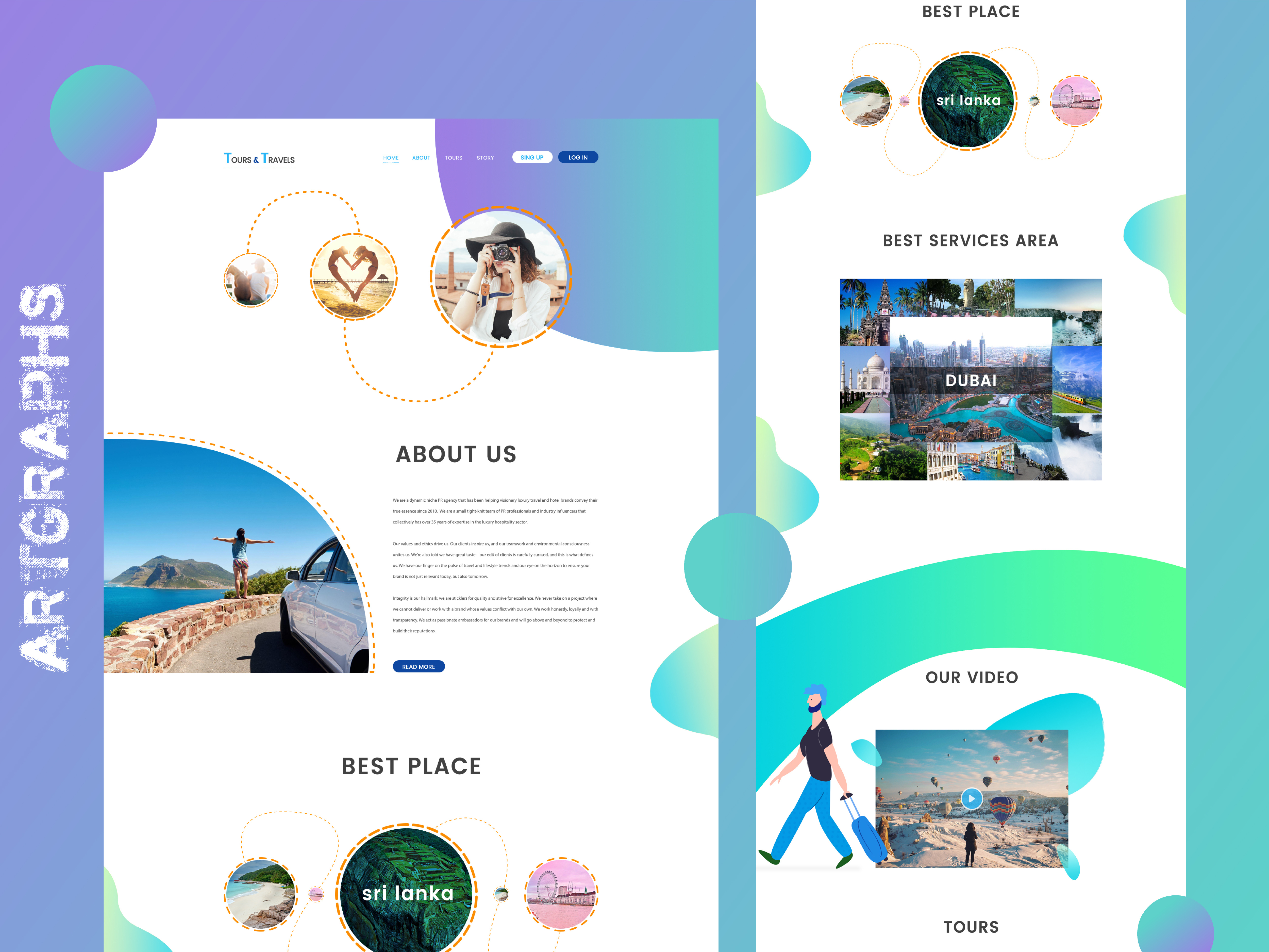 Travel Landing Page
