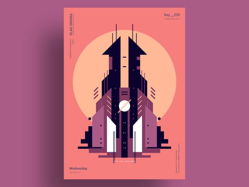 TWR Minimalist Poster Design By Vlad Grama On Dribbble