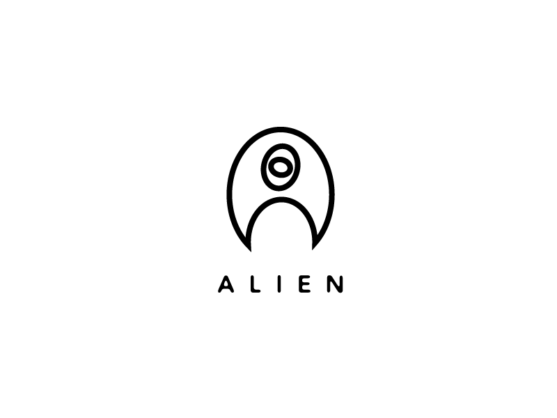 Alien By Nikoloz Molodinashvili Logo Designer On Dribbble