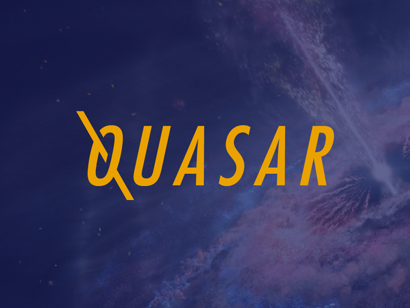 Quasar Logo Design By Russell Wadlin On Dribbble