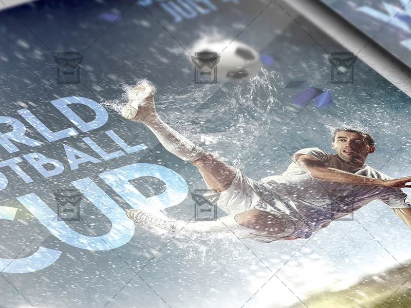 World Football Cup Flyer - Sport A5 Template