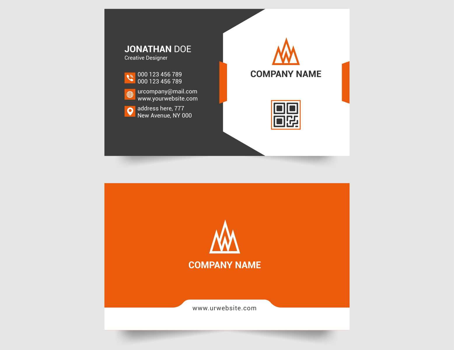 Corporate Branding Business Card Design By Nur Mohammed On Dribbble