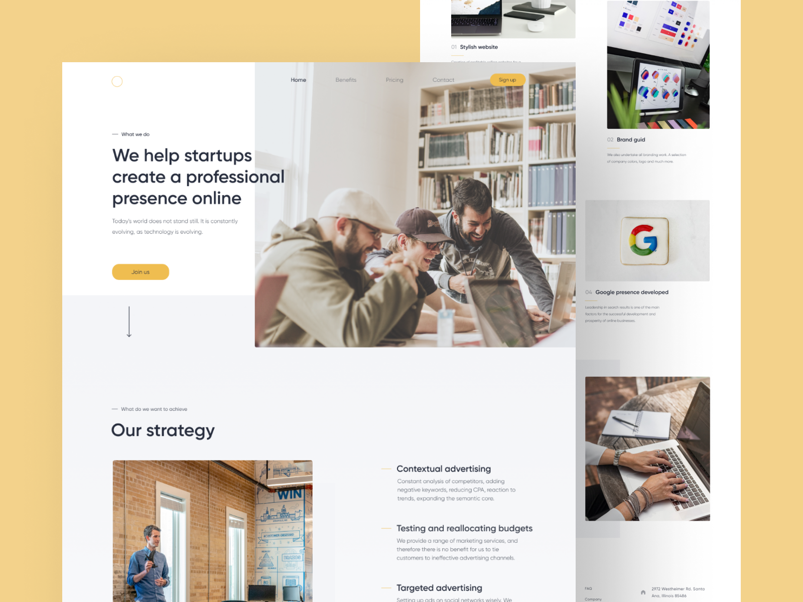 Startup Assistant Web By Ihor Humeniuk On Dribbble