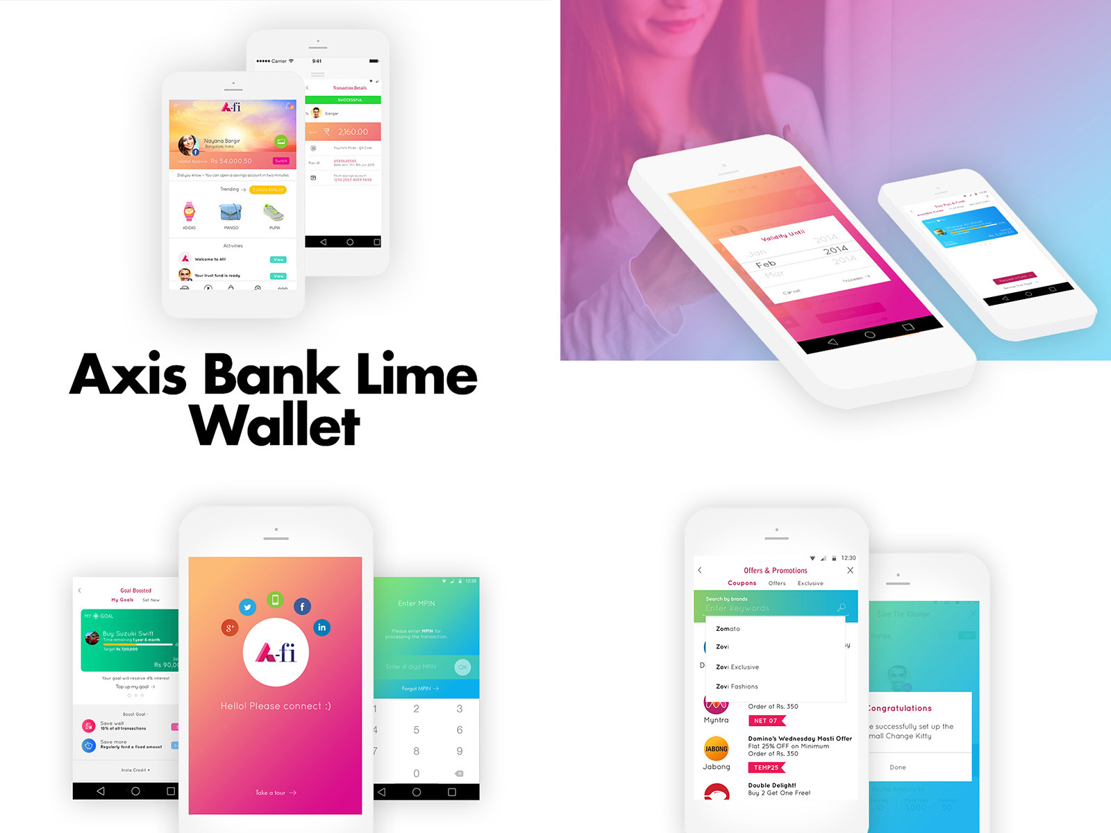 Old Project Axis Wallet App By Sagar Medsare Ui Ux Designer On Dribbble