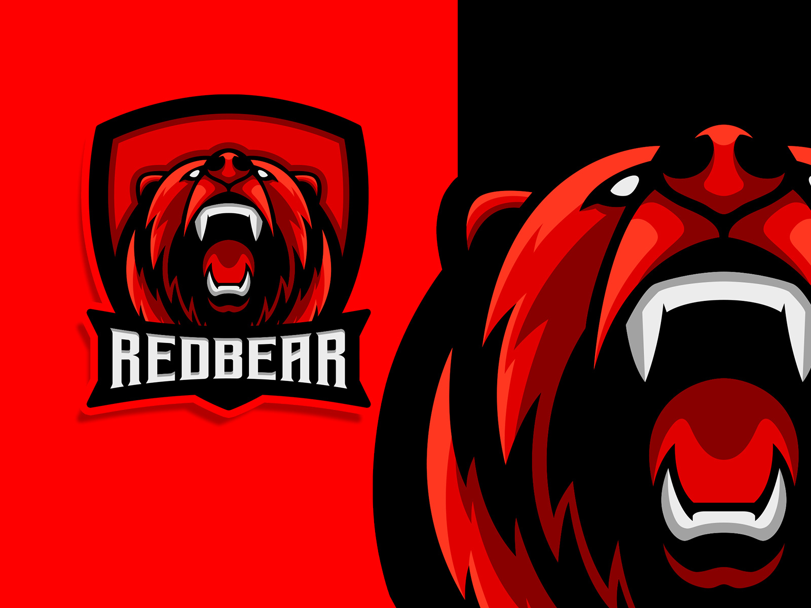 Red Bear Logo Design By Afif Dsgn On Dribbble