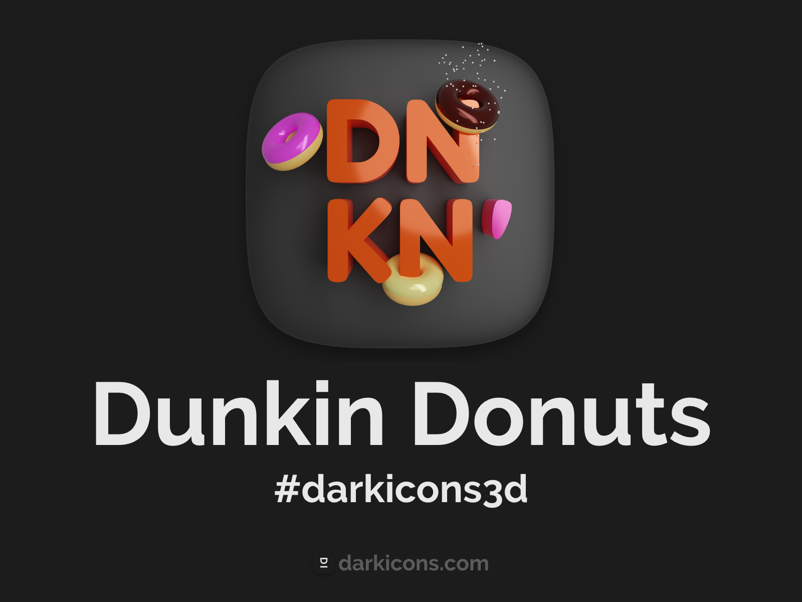 Dunkin Donuts D Icon By Gil Finkelstein On Dribbble