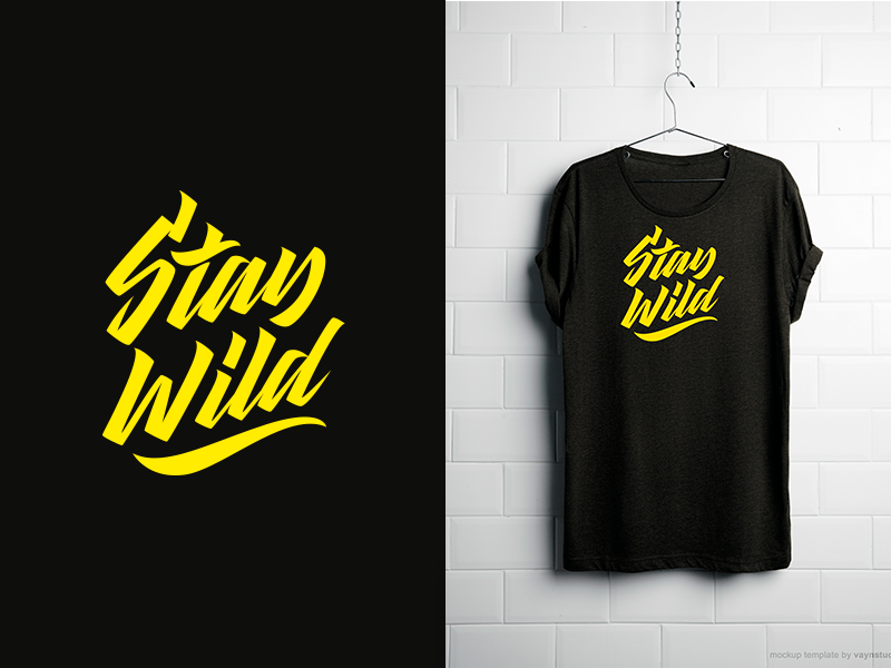 Stay Wild Logo For Clothing Brand By Yevdokimov On Dribbble