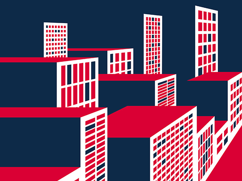 One Point Buildings By Mat Voyce On Dribbble