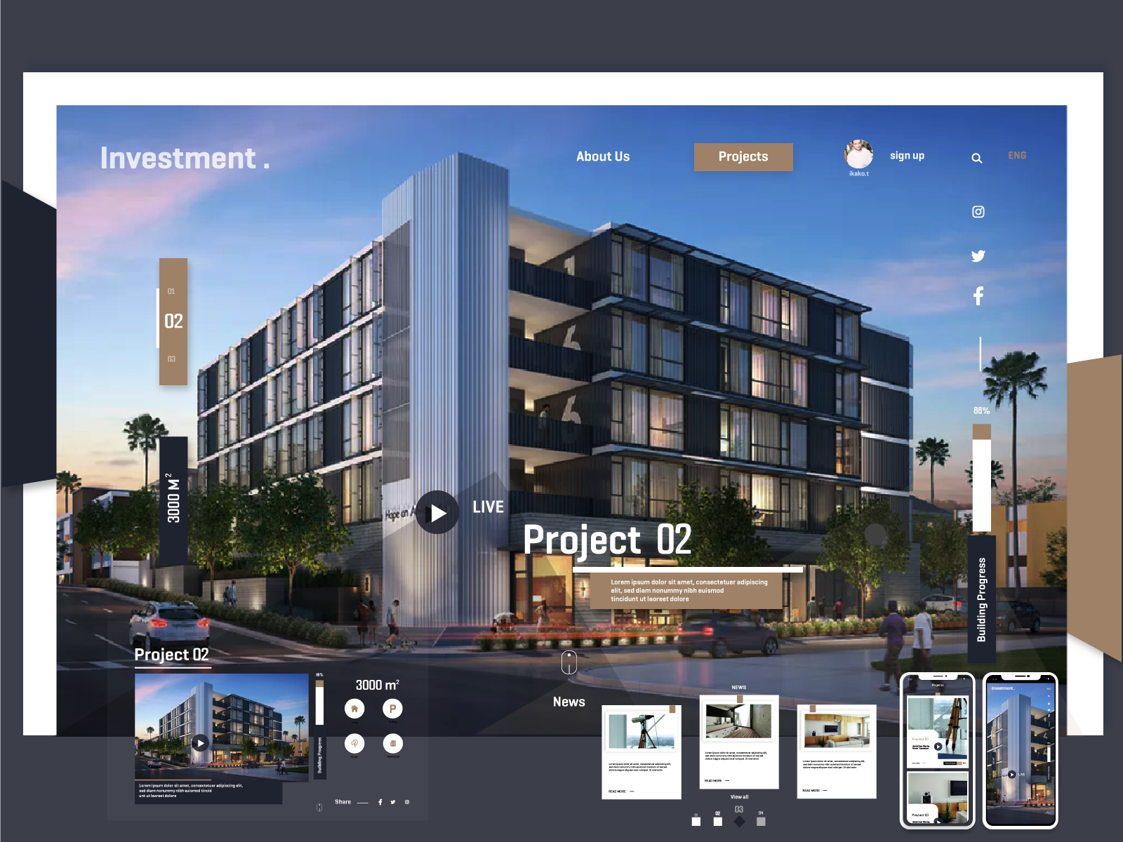 Architecture Investment Project By Irakli Talavadze On Dribbble