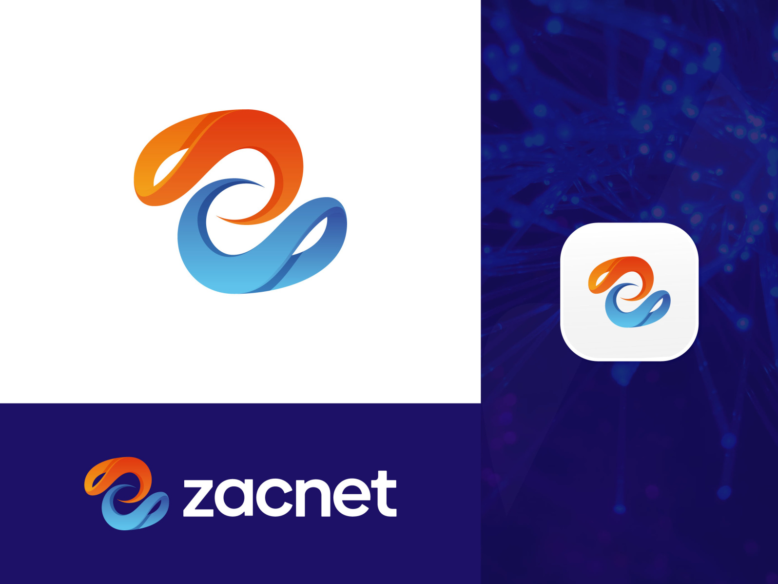 Z Network Logo Mark Modern Letter Logo Design By Freelancer Iqbal