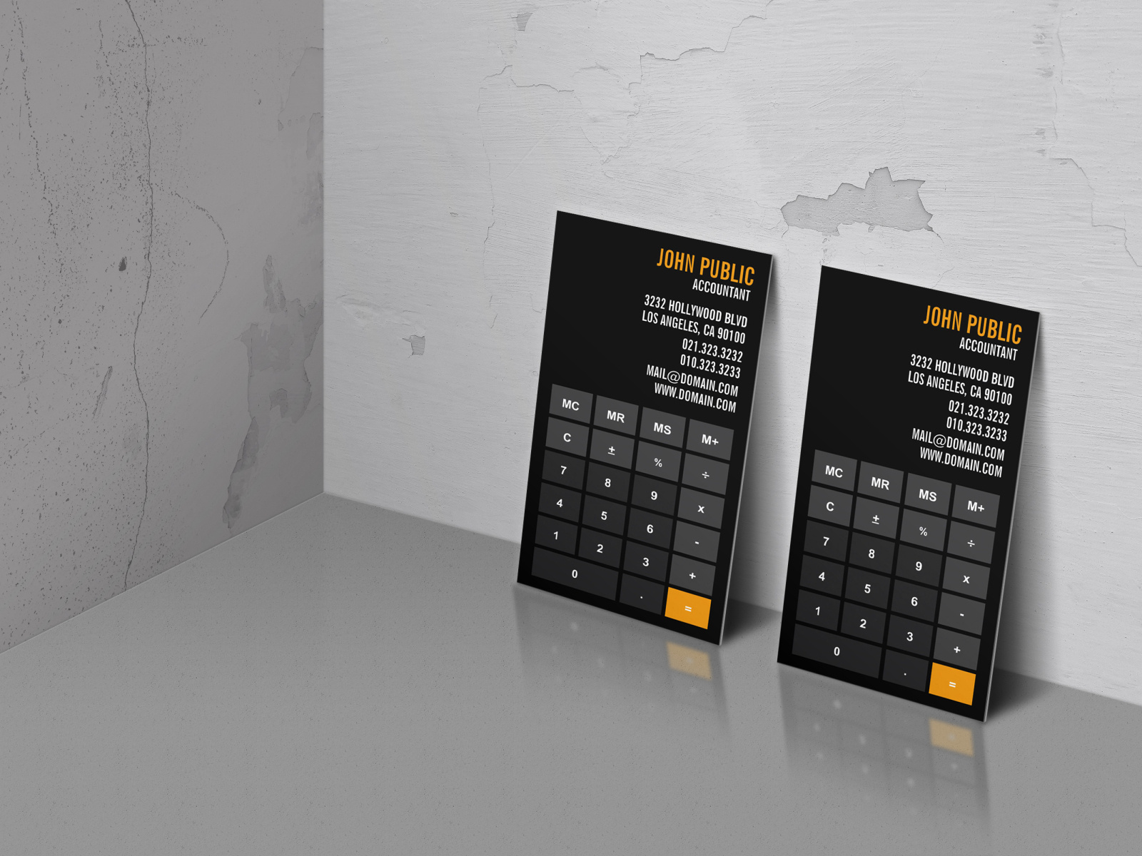 Business Cards For Accountants By Jarod Russel On Dribbble