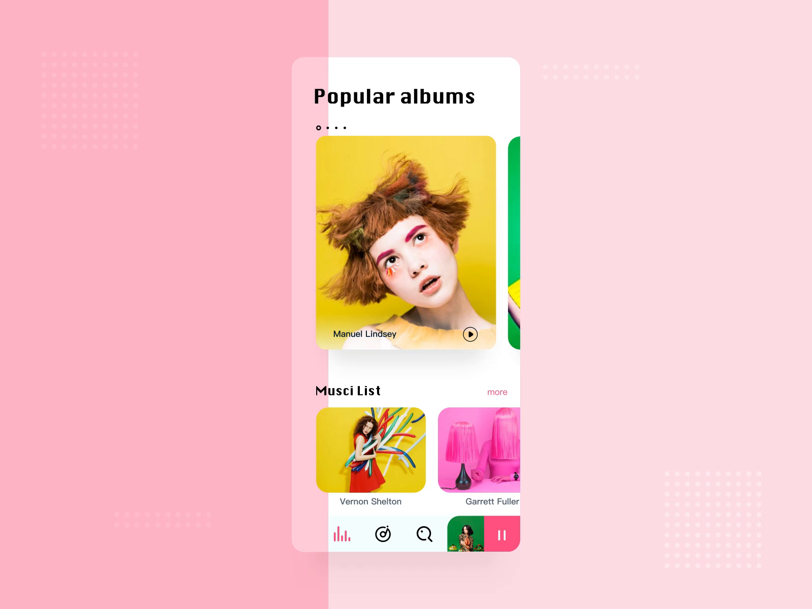 Music Player Animation