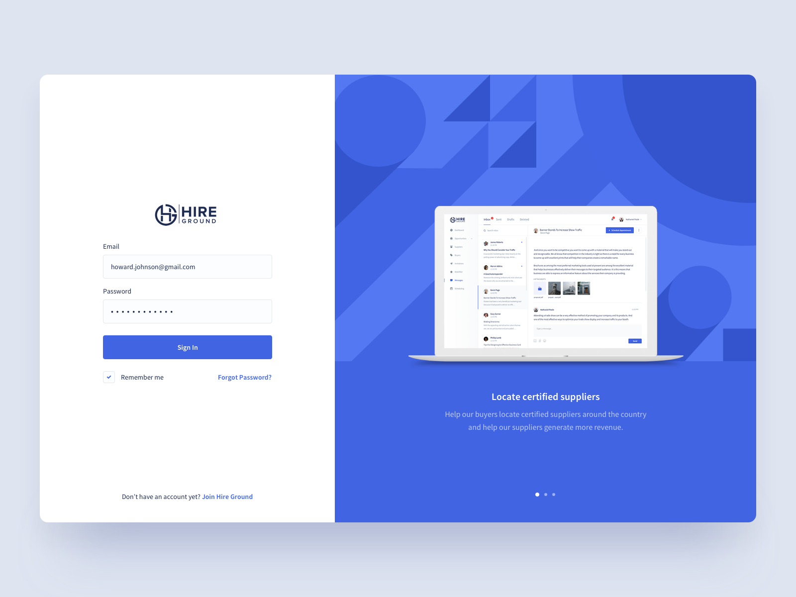 Dribbble Hireground Dribbble 1 Png By Petras Nargela