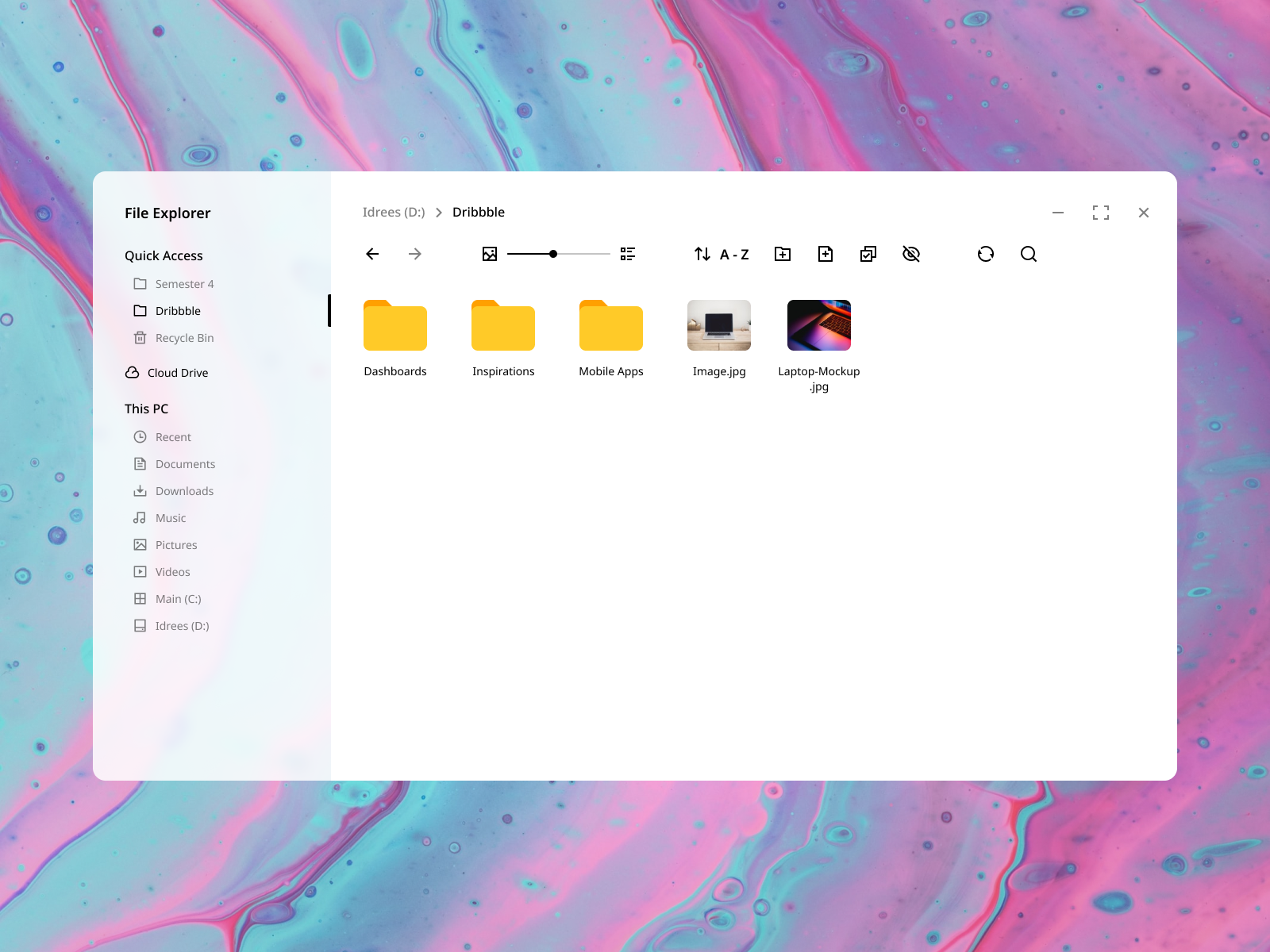 Windows File Explorer Concept By Muhammad Idrees On Dribbble