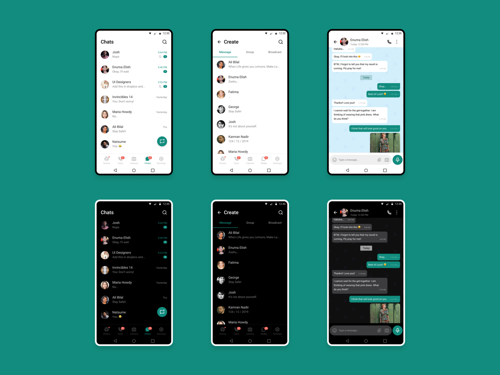 WhatsApp Concept Design By Muhammad Idrees On Dribbble