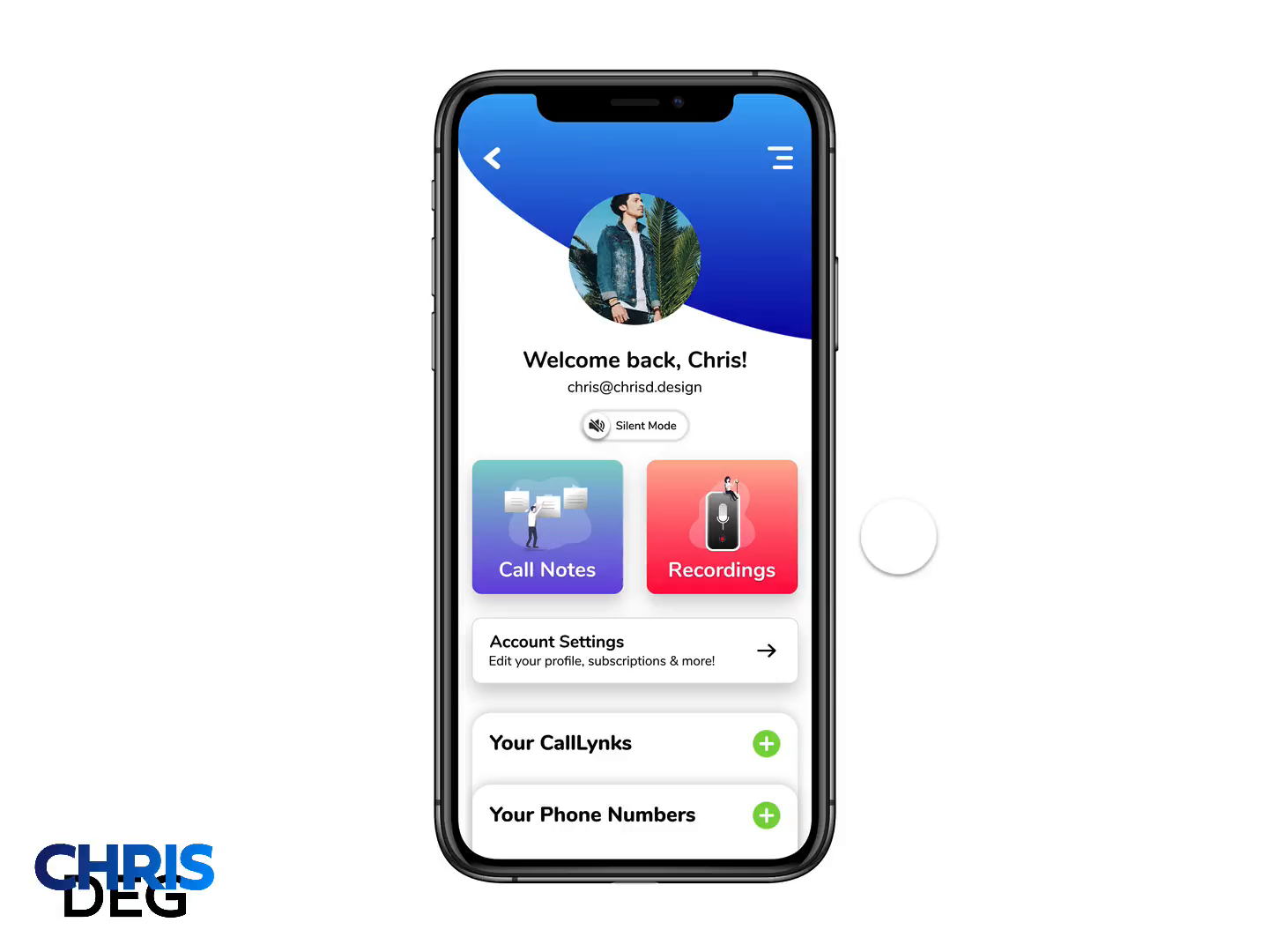 Daily UI Challenge #007 - Settings