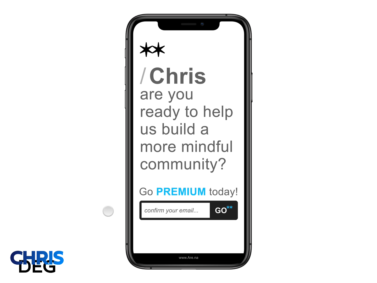 Daily UI Challenge #026 - Subscribe for Are.na