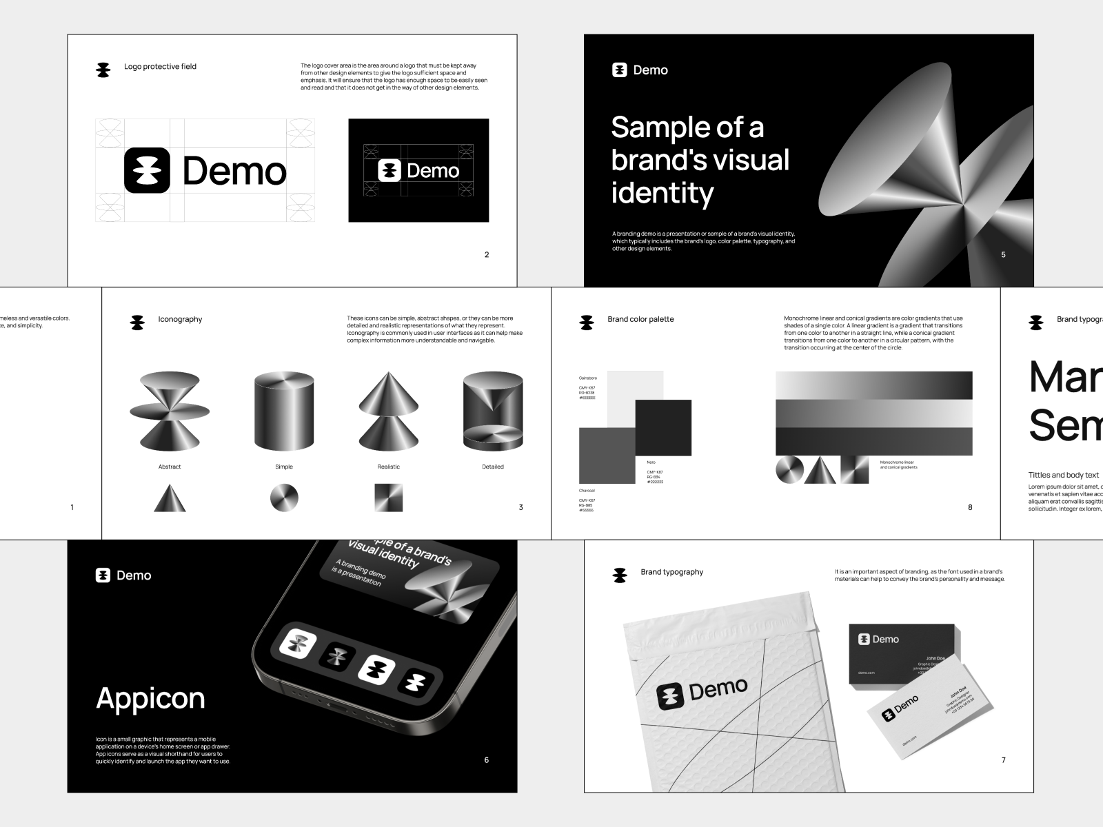 Demo Branding Guideline Template By Hudai Gayiran On Dribbble