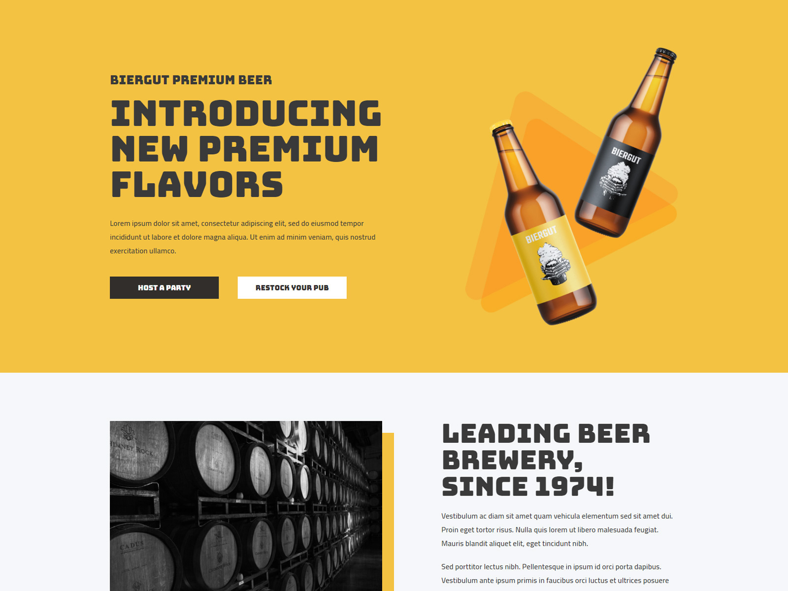 Beer Landing Page Design By Harshad Dhale On Dribbble